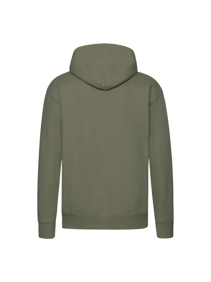 Φούτερ Hoodie Premium 62-152-0 Fruit Of The Loom Classic Olive ανδρικά Simple Wear