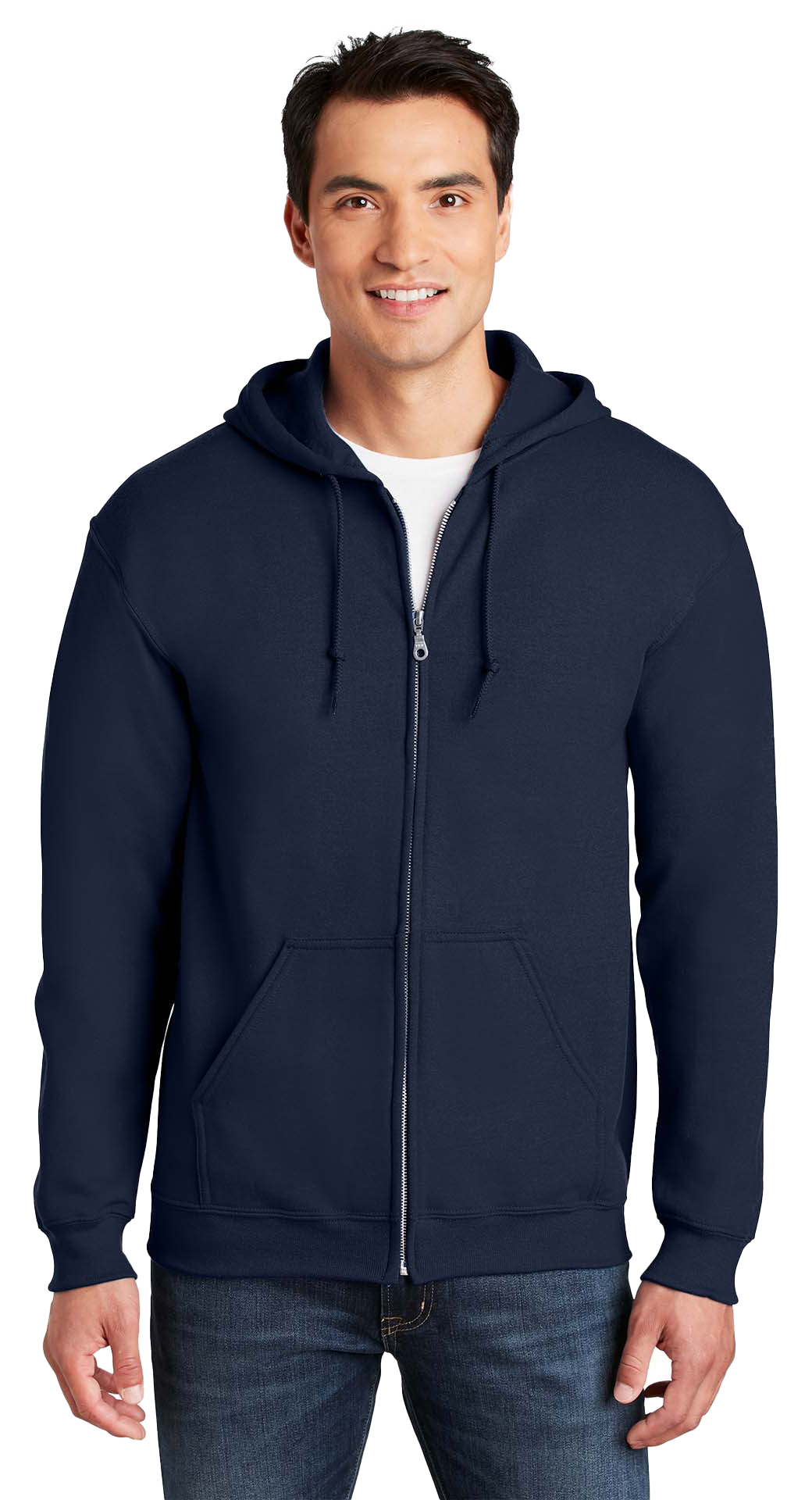 Φούτερ Ζακέτα με Κουκούλα 18600 Gildan Heavy Blend Zip Hoodie Navy