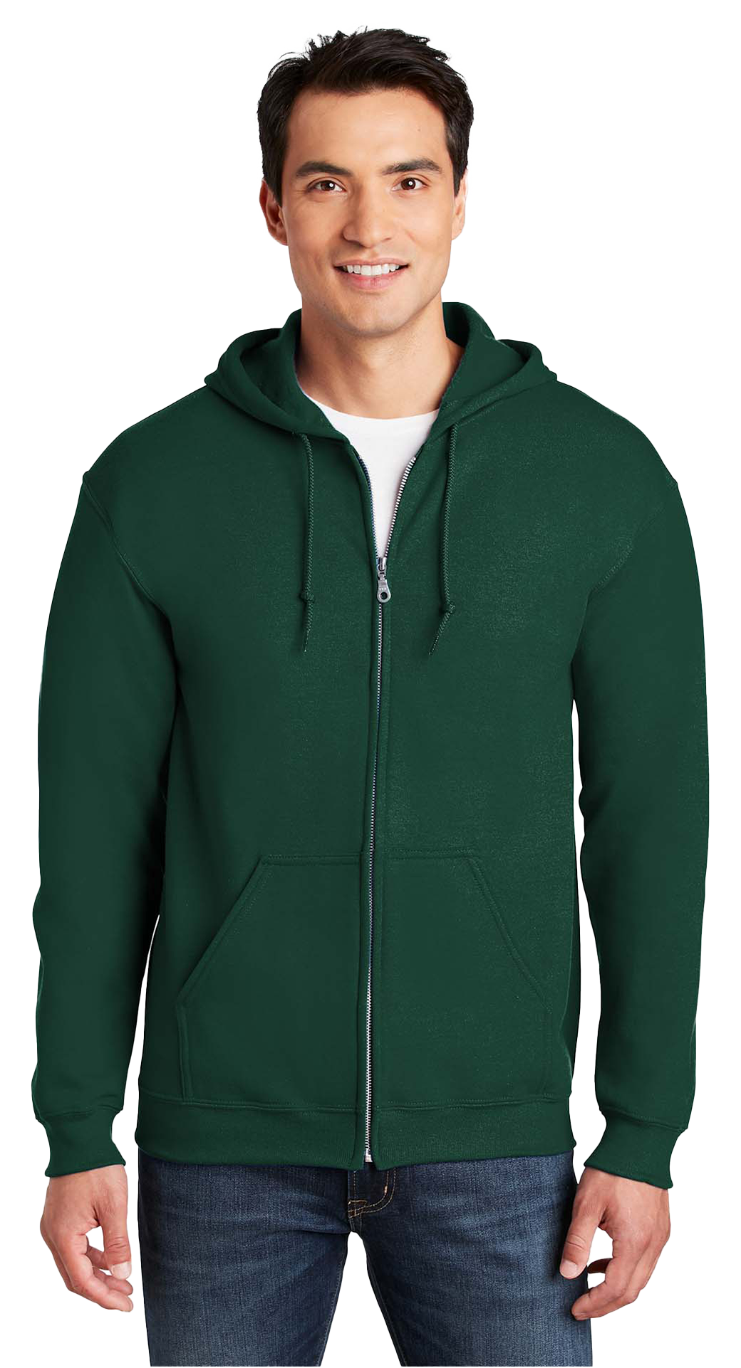 Φούτερ Ζακέτα με Κουκούλα 18600 Gildan Heavy Blend Zip Hoodie Forest Green