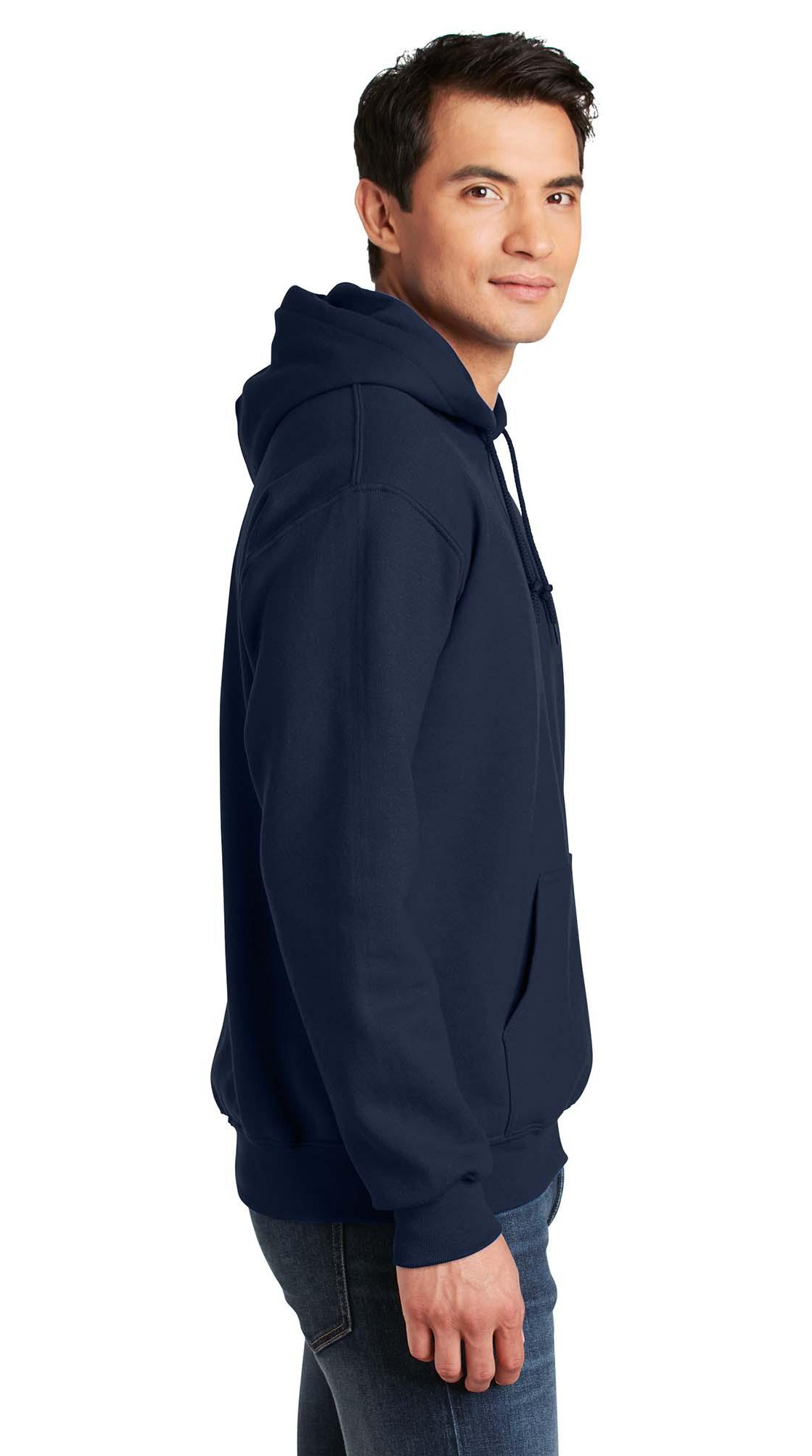 Φούτερ με Κουκούλα Gildan 12500 Dryblend Hoodie Navy Outlet ανδρικά Simple Wear