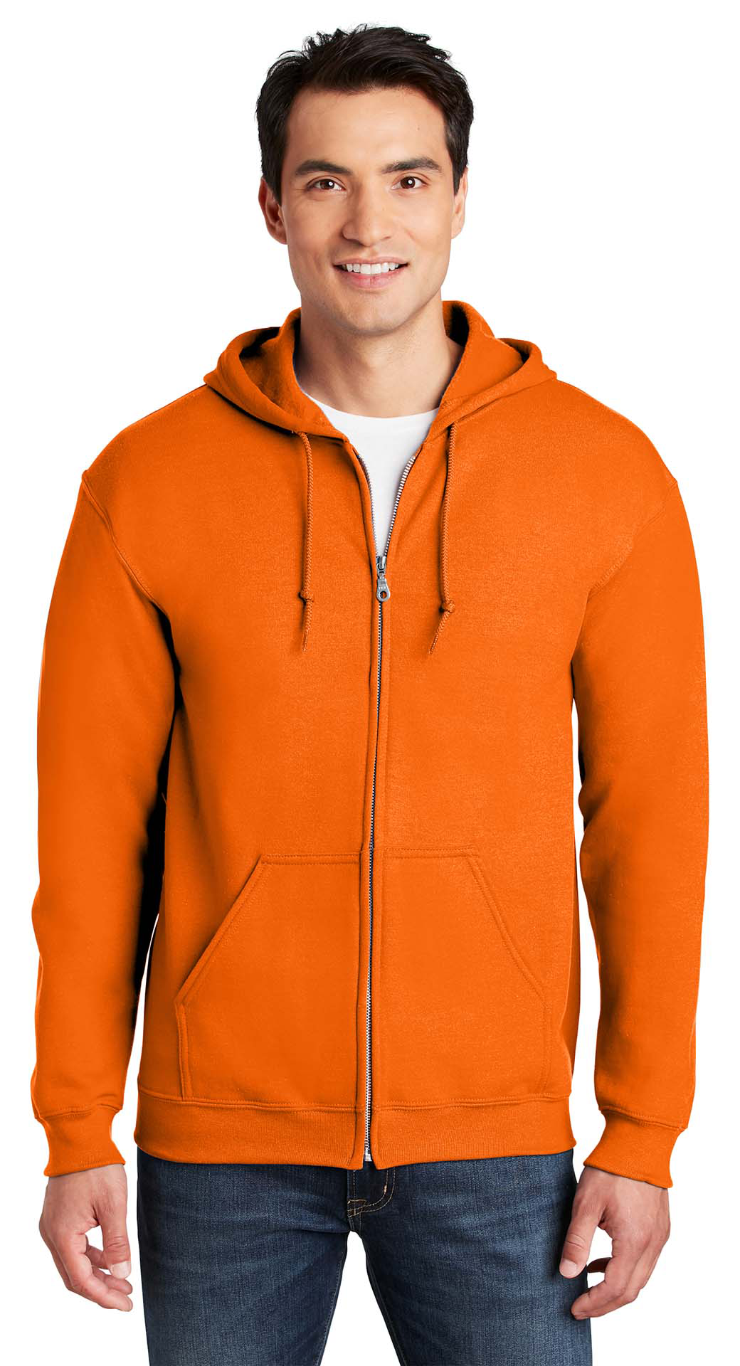 Φούτερ Ζακέτα με Κουκούλα 18600 Gildan Heavy Blend Zip Hoodie Safety Orange