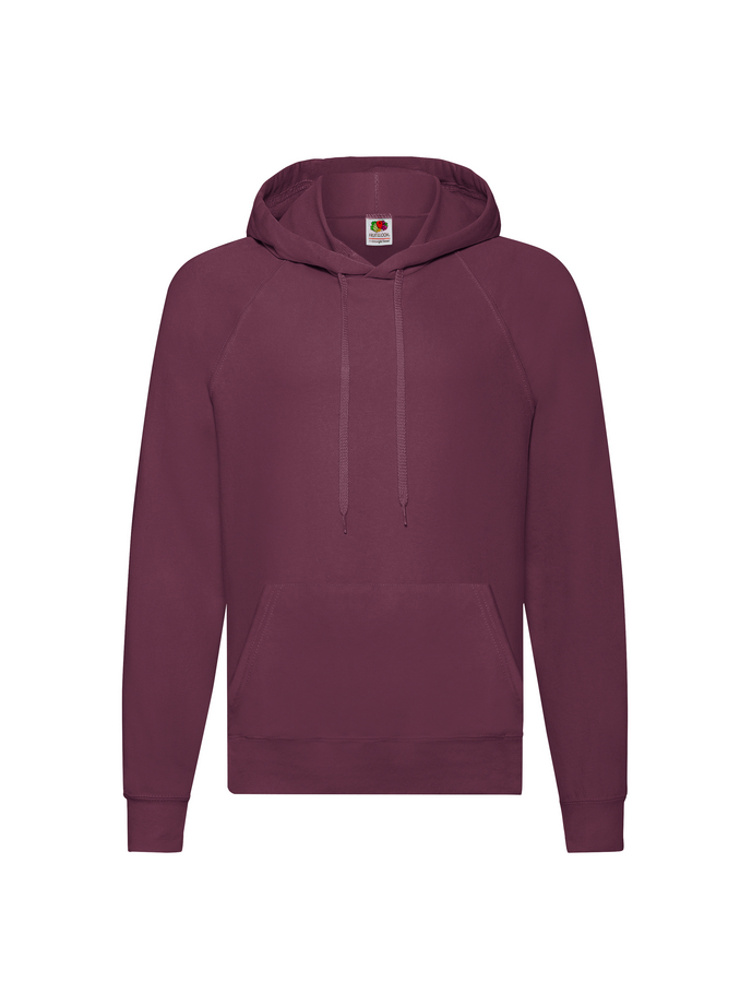 Φούτερ Hoodie 62-140-0 Fruit Of The Loom Lightweight Burgundy ανδρικά Simple Wear
