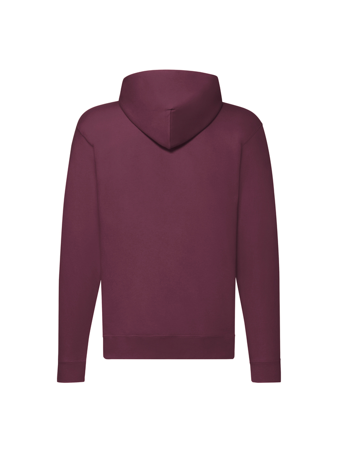 Φούτερ Classic Zip Hoodie 62-062-0 Fruit Of The Loom Burgundy ανδρικά Simple Wear