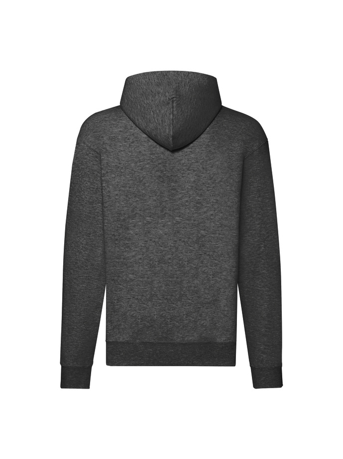 Φούτερ Classic Zip Hoodie 62-062-0 Fruit Of The Loom Dark Heather Grey ανδρικά Simple Wear