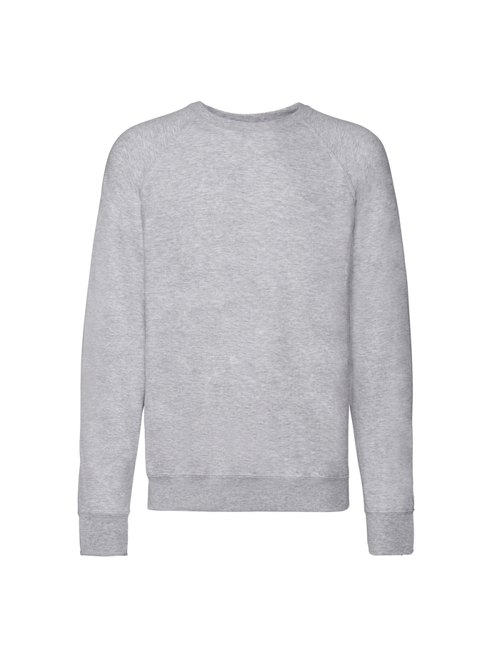 Φούτερ Raglan 62-138-0 Fruit Of The Loom Lightweight Heather Grey ανδρικά Simple Wear