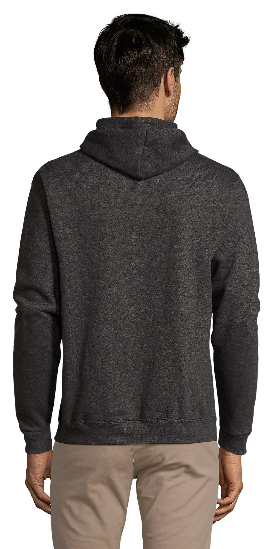 Φούτερ Hoodie Snake 47101 Sol&Apos S Aqua Charcoal Melange ανδρικά Simple Wear