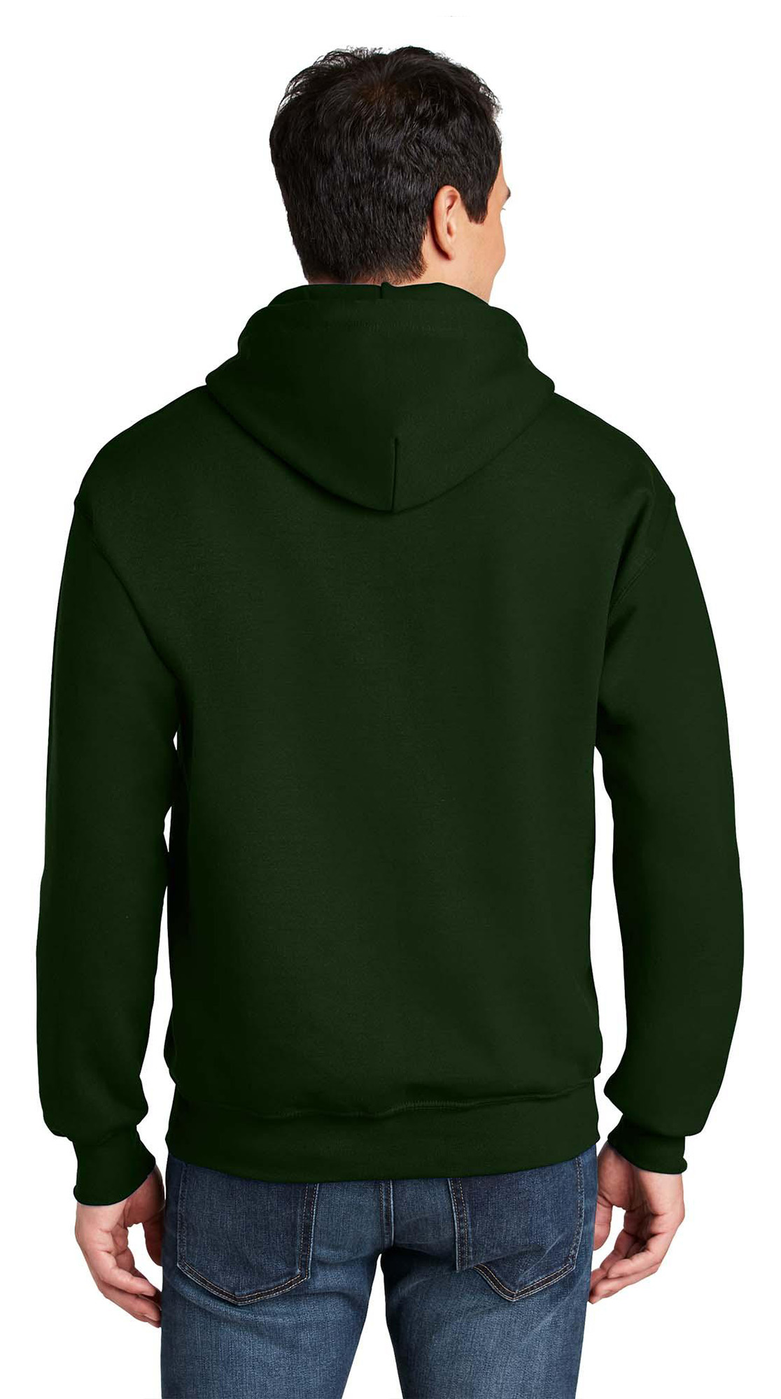 Φούτερ με Κουκούλα Gildan 12500 Dryblend Hoodie Forest Green Outlet ανδρικά Simple Wear