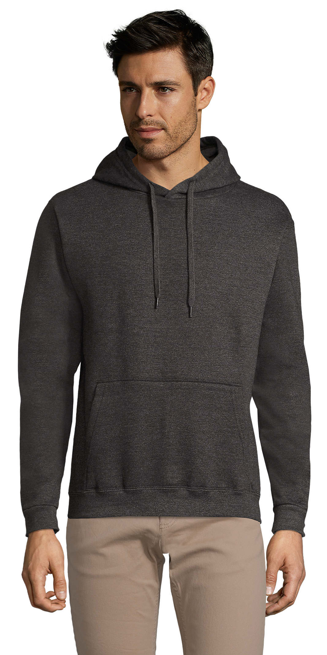 Φούτερ Hoodie Snake 47101 SOL'S Aqua Charcoal Melange