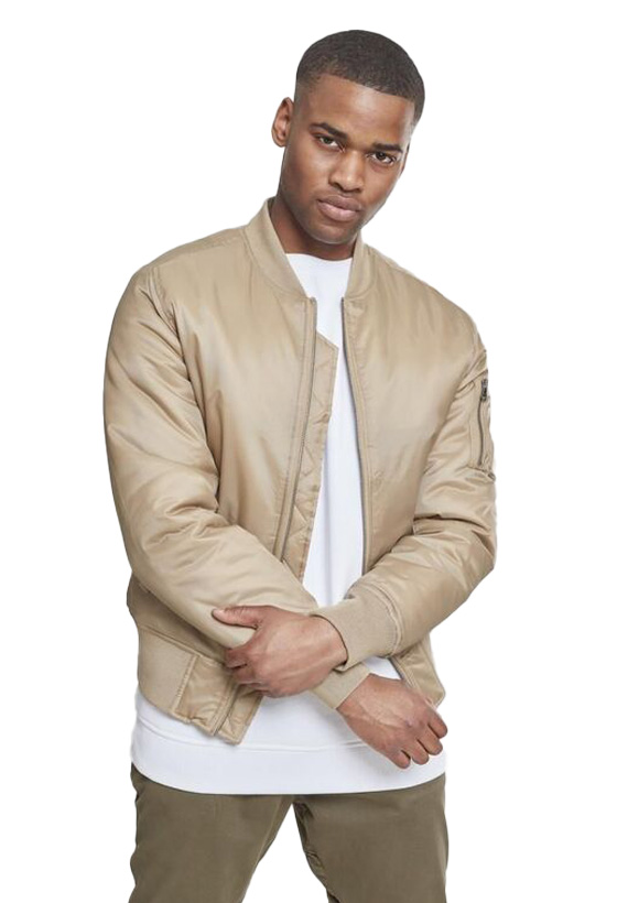Ανδρικό Μπουφάν Bomber TB861 Urban Classics Burgundy beige