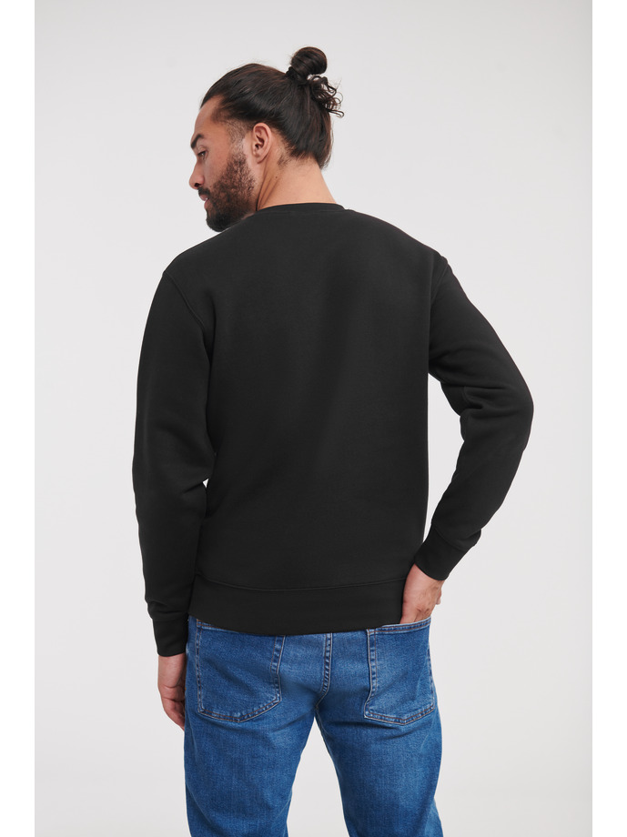 Φούτερ Authentic Crewneck R-262M-0 Russell Black ανδρικά Simple Wear