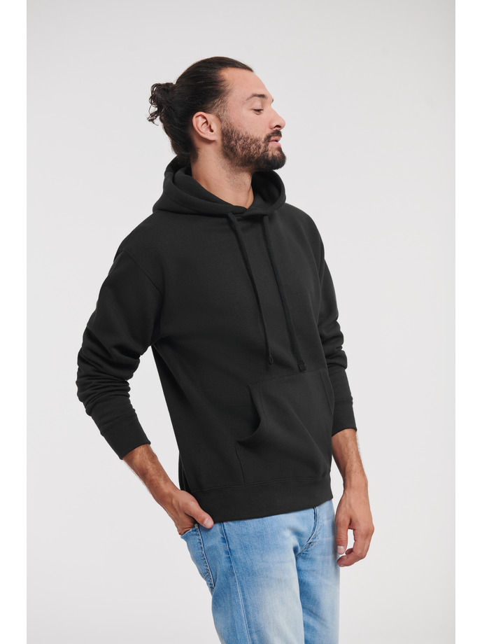 Φούτερ με Κουκούλα Russell R-575M-0 White Black ανδρικά Simple Wear