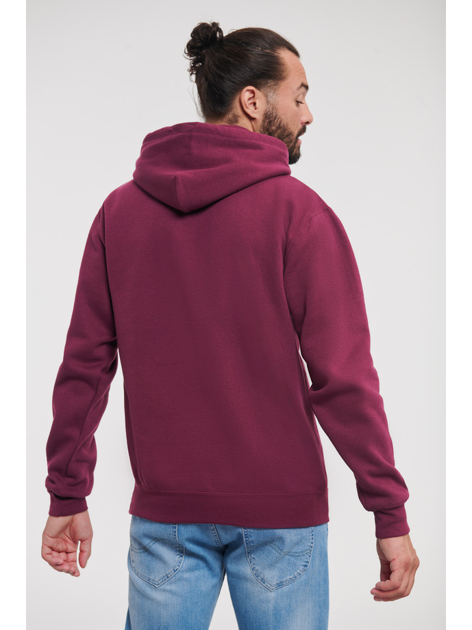 Φούτερ με Κουκούλα Russell R-575M-0 White Burgundy ανδρικά Simple Wear