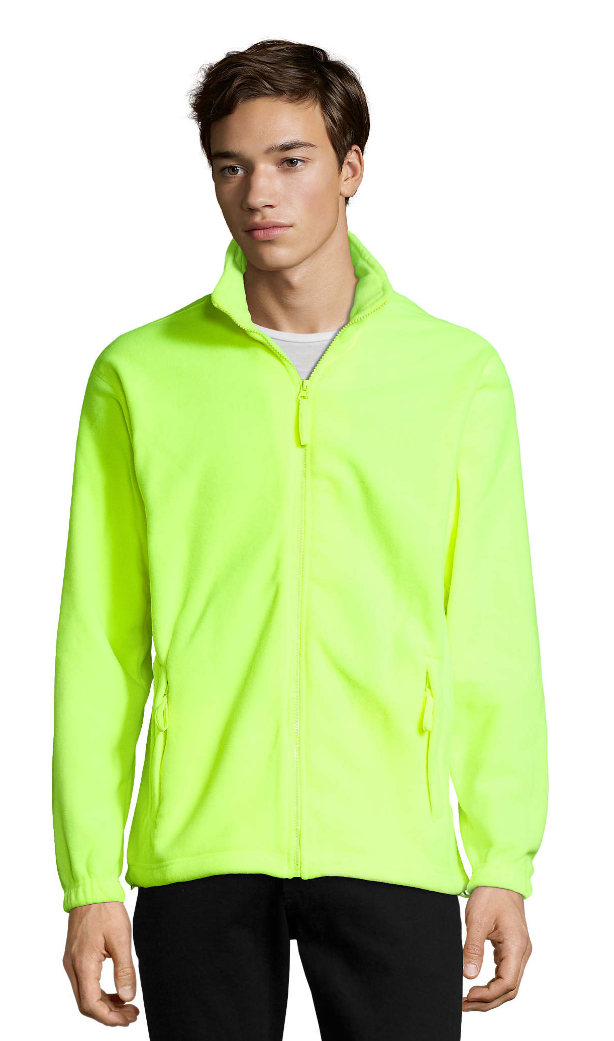 Ανδρική Ζακέτα Fleece 55000 SOL'S Navy 306 Neon Yellow
