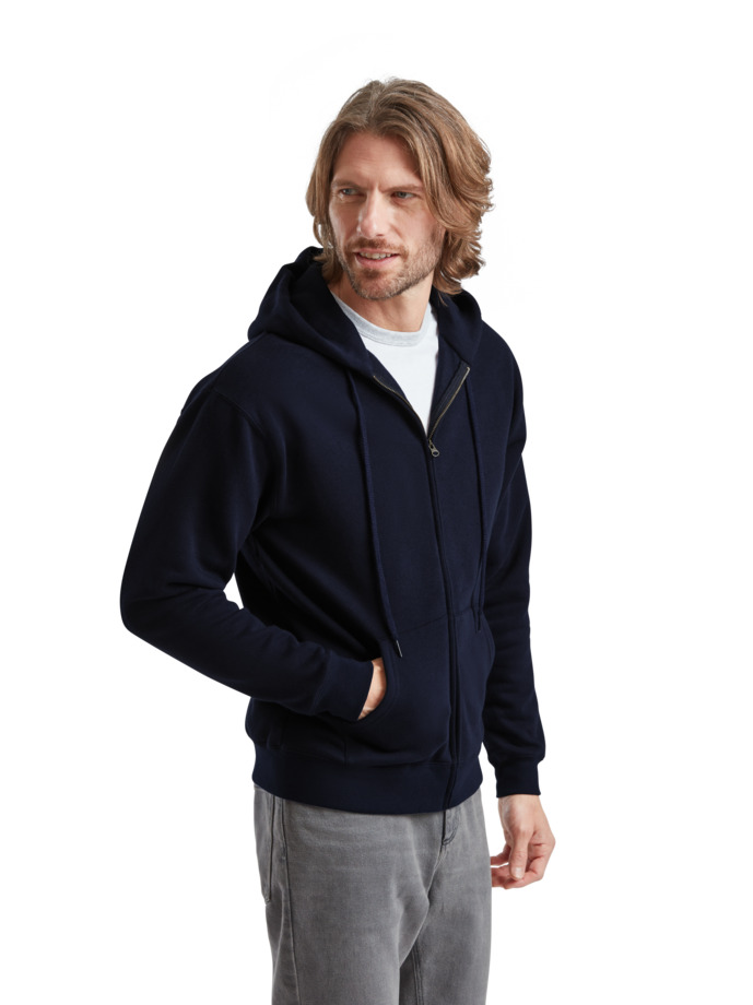 Zip Hoodie Φούτερ 62-034-0 Fruit of the Loom Deep Navy