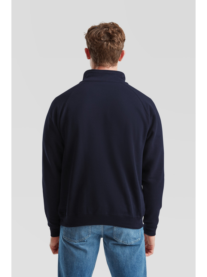 Φούτερ με Φερμουάρ Zip Neck 62-114-0 Fruit Of The Loom Deep Navy ανδρικά Simple Wear
