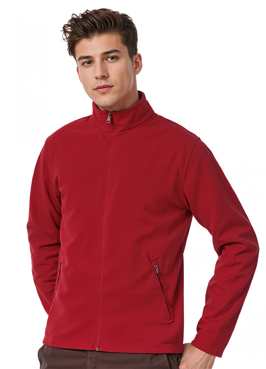 Φούτερ με Φερμουάρ 1/4 ID.004 B & C Red