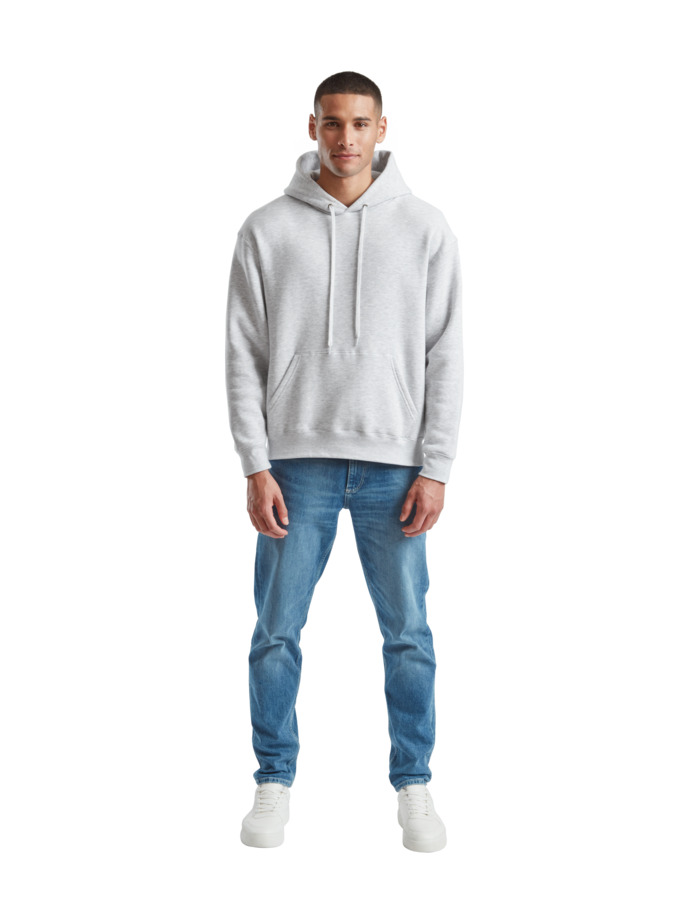 Φούτερ Hoodie Premium 62-152-0 Fruit Of The Loom Heather Grey ανδρικά Simple Wear