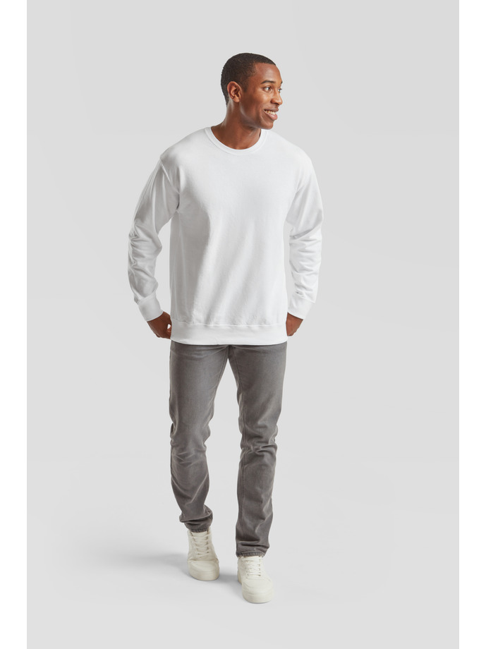 Φούτερ 62-156-0 Fruit Of The Loom White ανδρικά Simple Wear