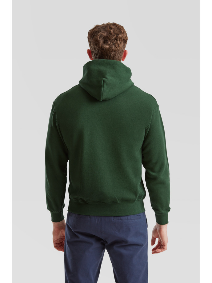 Φούτερ Hoodie 62-208-0 Fruit Of The Loom Bottle Green ανδρικά Simple Wear
