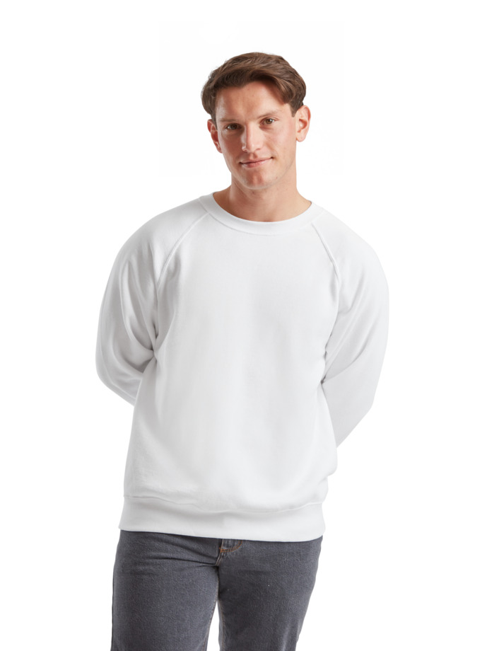 Φούτερ Classic Raglan 62-216-0 Fruit of the Loom White