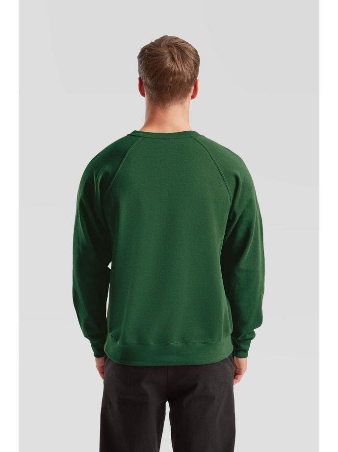 Φούτερ Classic Raglan 62-216-0 Fruit Of The Loom Bottle Green ανδρικά Simple Wear