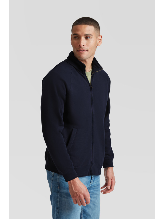 Φούτερ με Φερμουάρ 62-228-0 Fruit Of The Loom Deep Navy ανδρικά Simple Wear