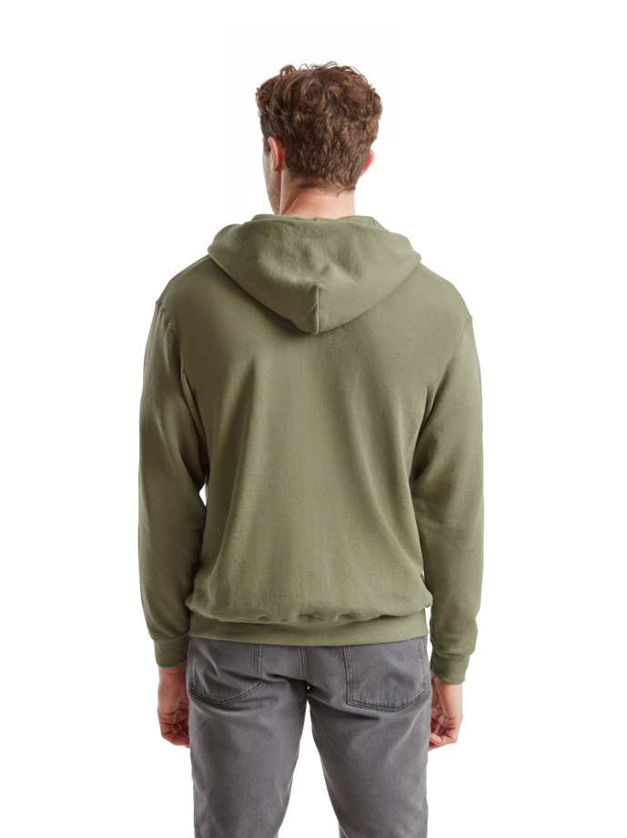 Φούτερ Classic Zip Hoodie 62-062-0 Fruit Of The Loom Olive ανδρικά Simple Wear
