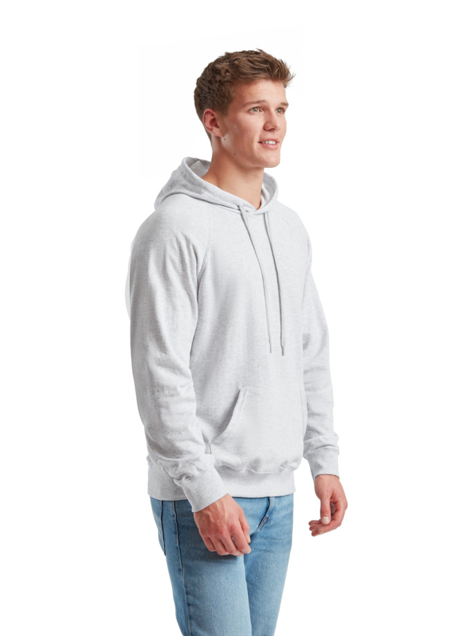 Φούτερ Hoodie 62-140-0 Fruit Of The Loom Lightweight Heather Grey ανδρικά Simple Wear