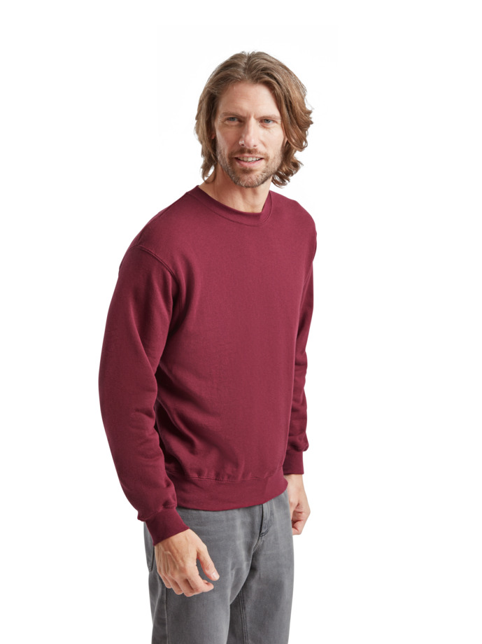 Φούτερ Classic Set In 62-202-0 Fruit Of The Loom Burgundy ανδρικά Simple Wear