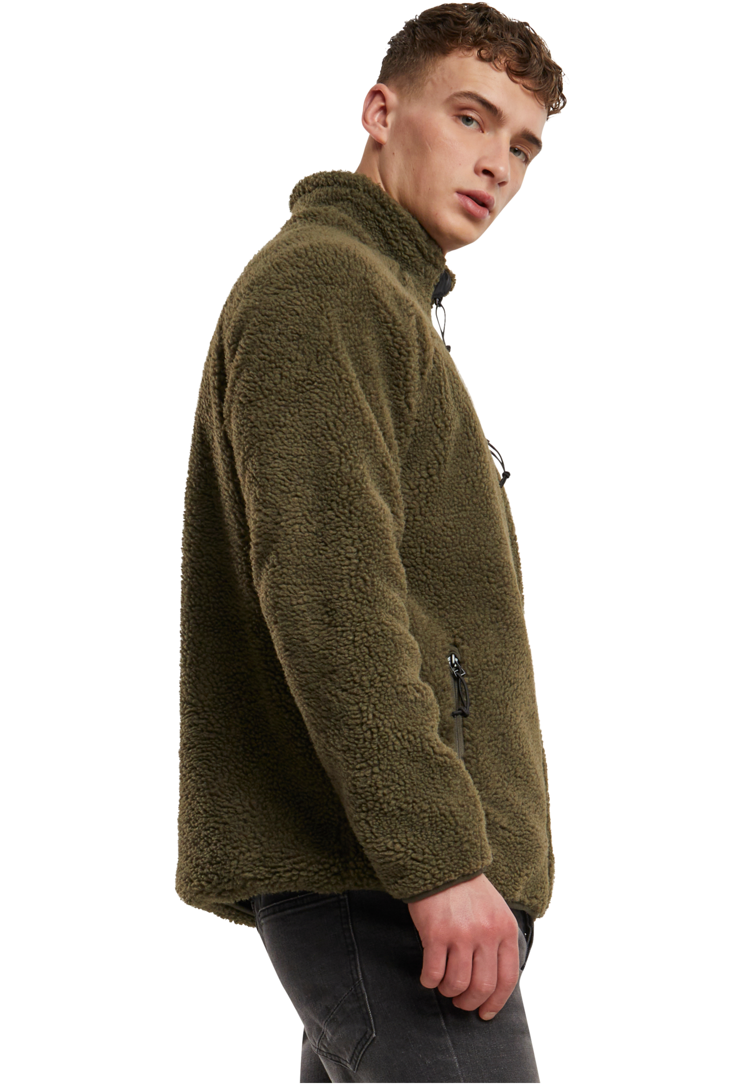 Ζακέτα Teddyfleece Bd5021-00176 Brandit Olive ανδρικά Μπουφάν Simple Wear