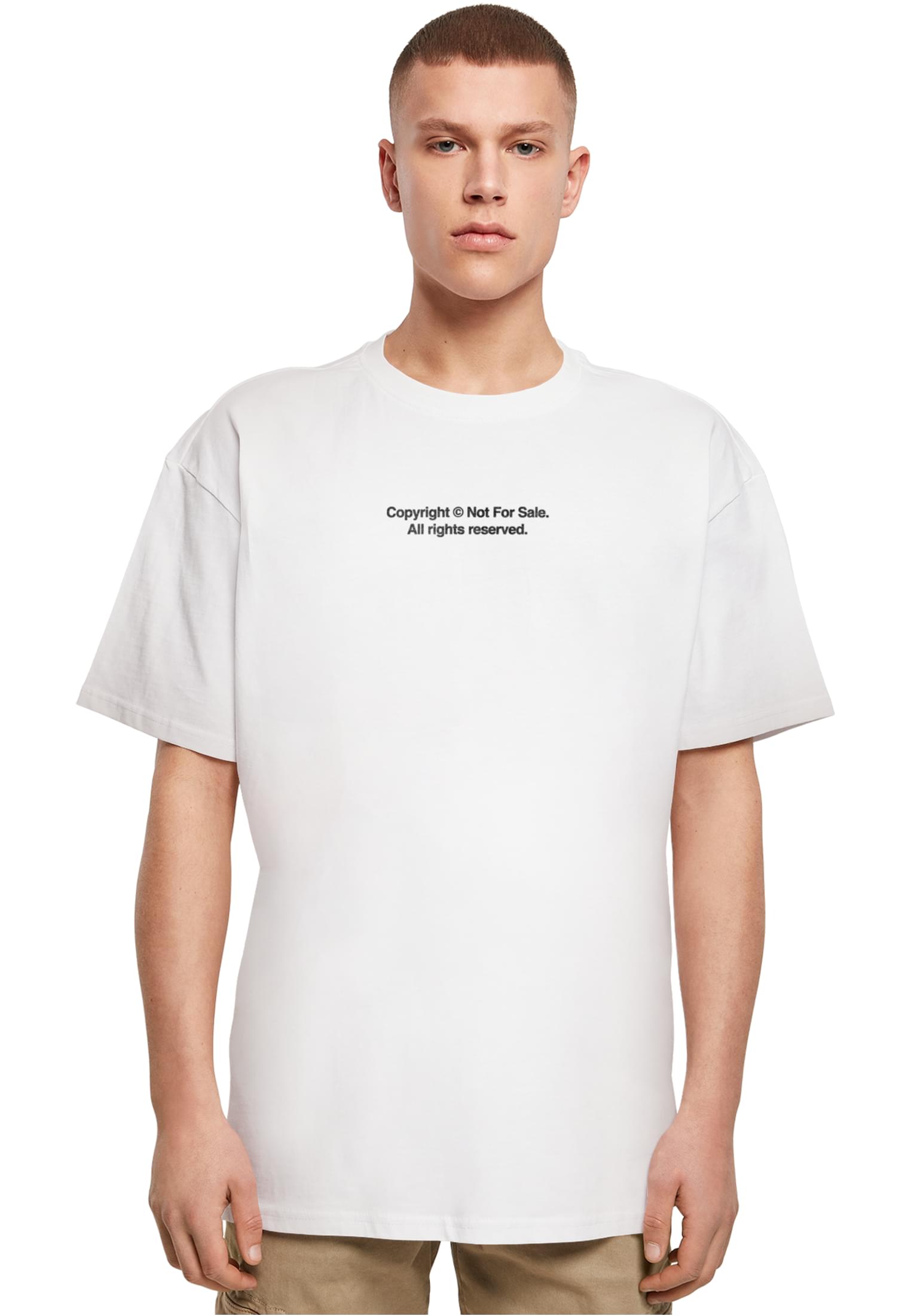 Fingerprint Oversize Tee Mister Tee MT2546-00220 white