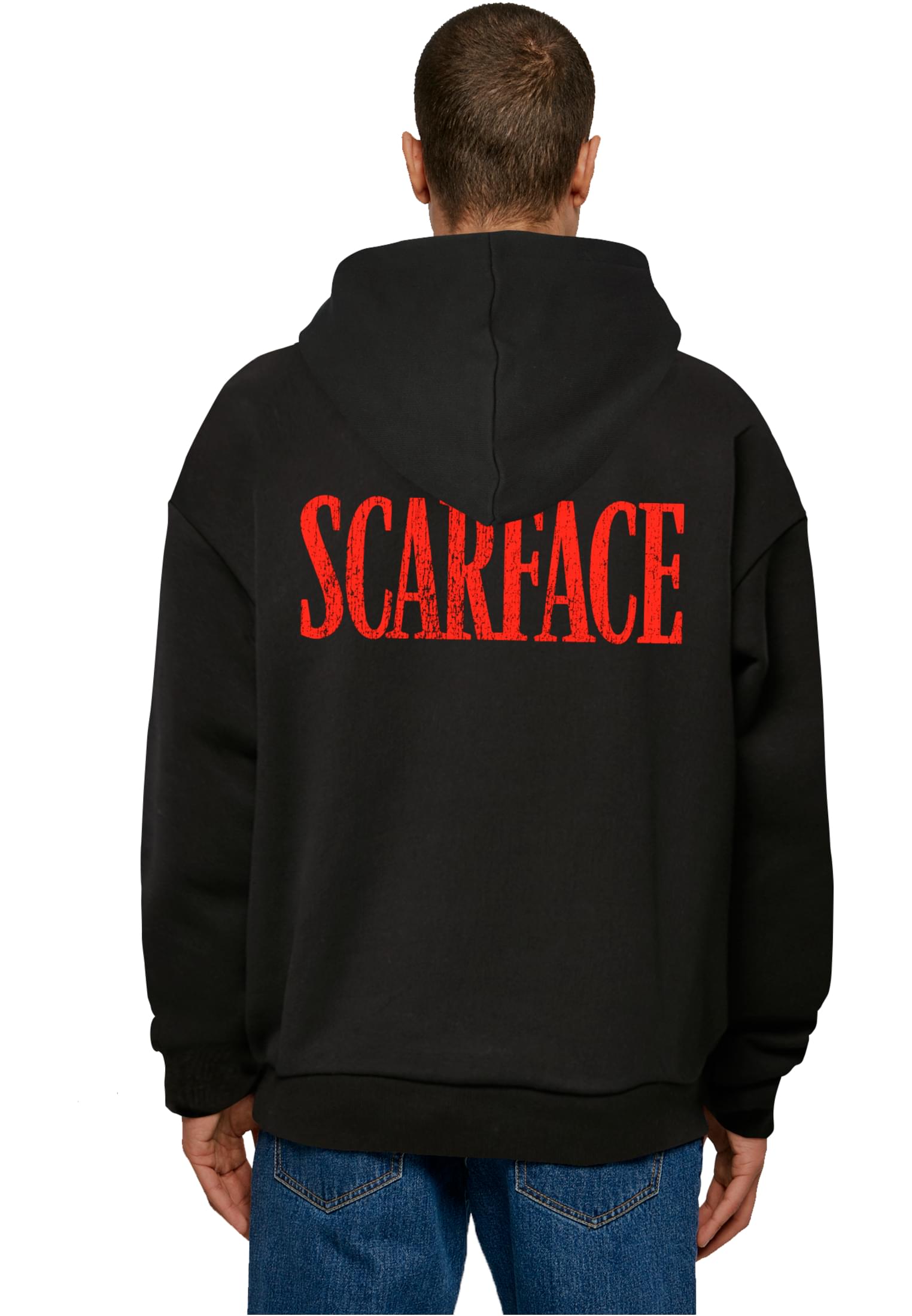 Scarface Little Friend Ultraheavy Oversize Hoodie Mister Tee Mt2553 Black Outlet ανδρικά Simple Wear
