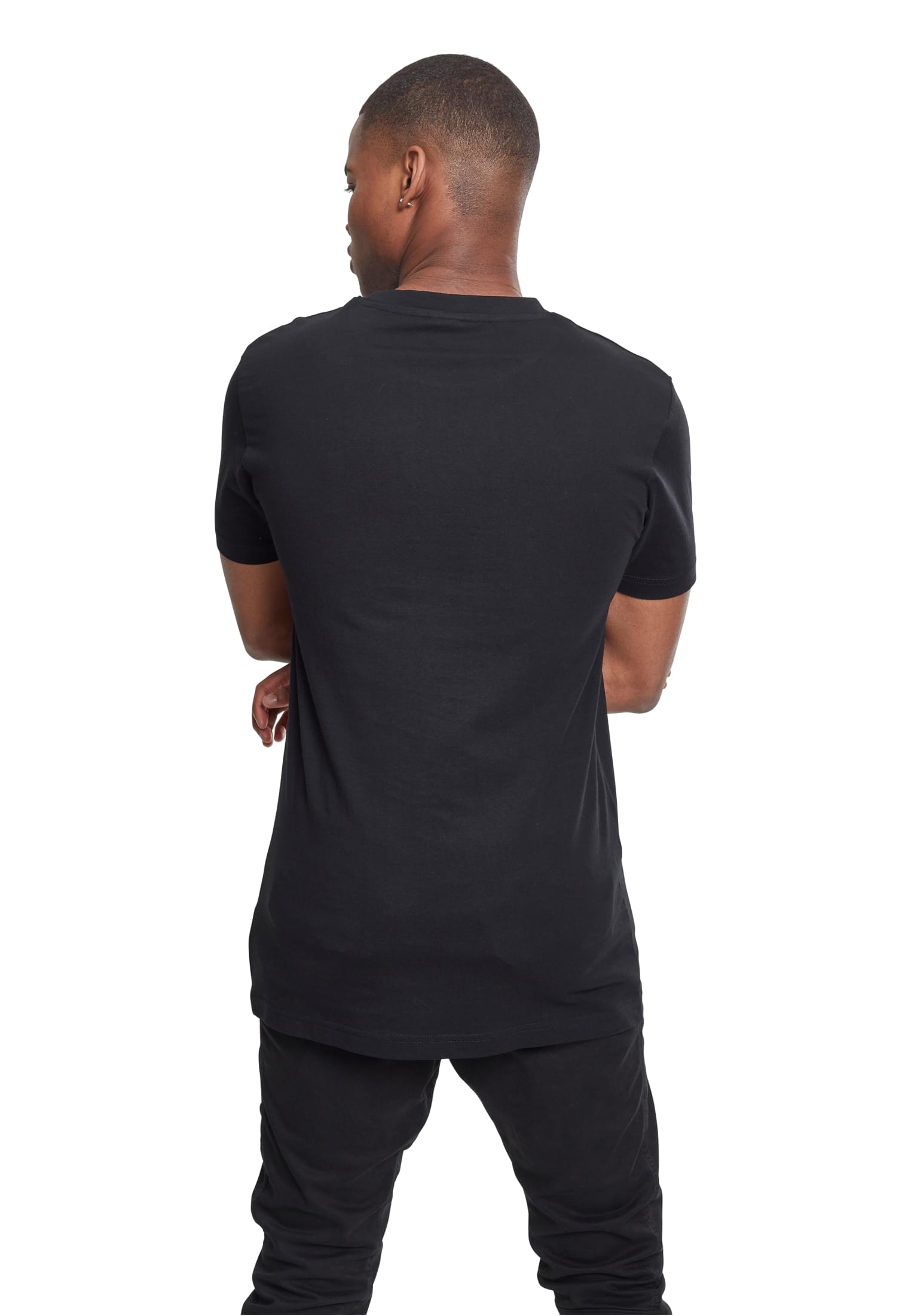 T-Shirt Nasa Mister Tee Mt626-00007 Black ανδρικά Basic T-Shirts Simple Wear Μπλουζάκια κοντομάνικα