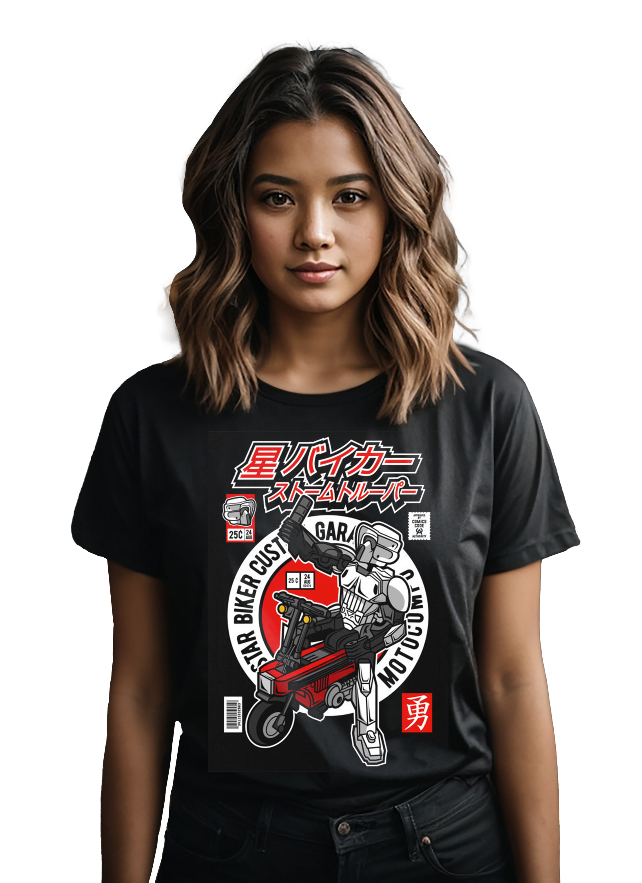 T-Shirt Motocompo Pop Culture Black ανδρικά Basic T-Shirts Simple Wear Μπλουζάκια κοντομάνικα