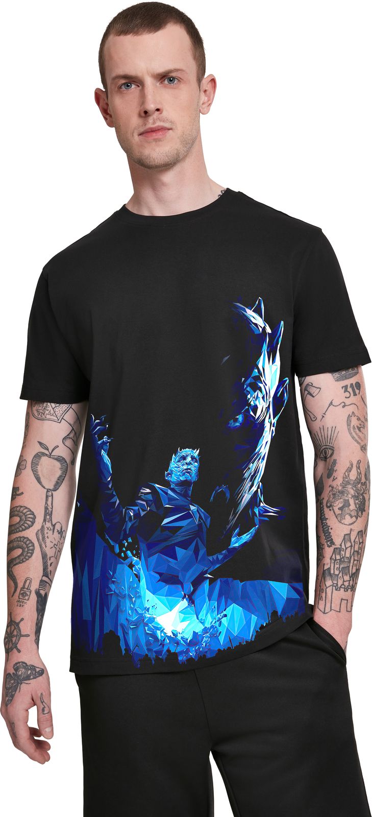 T-Shirt Night King Game Of Thrones Rock Avenue Black ανδρικά Basic T-Shirts Simple Wear Μπλουζάκια κοντομάνικα