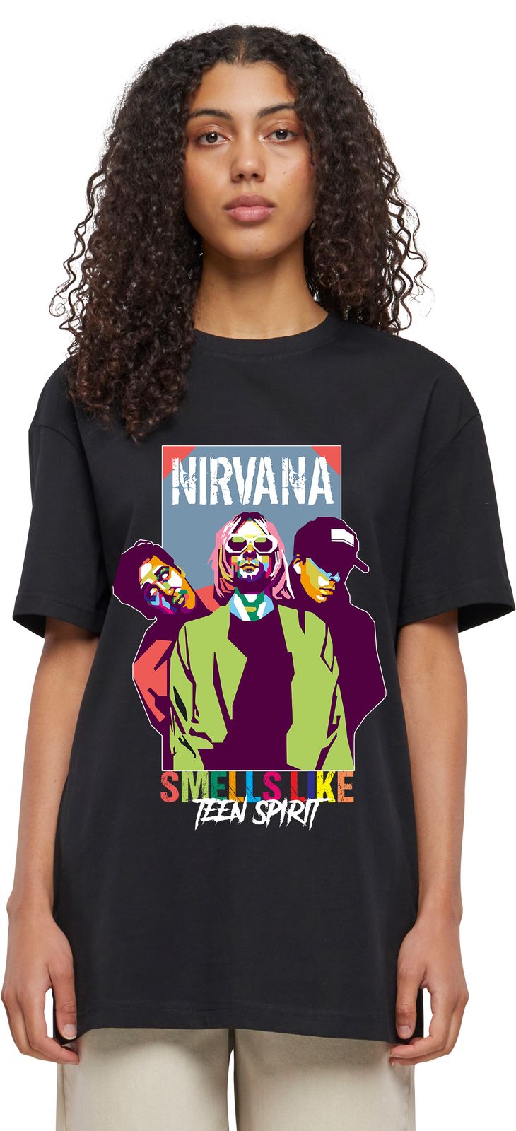 T-Shirt Nirvana Art1 Rock Avenue Black ανδρικά Basic T-Shirts Simple Wear Μπλουζάκια κοντομάνικα