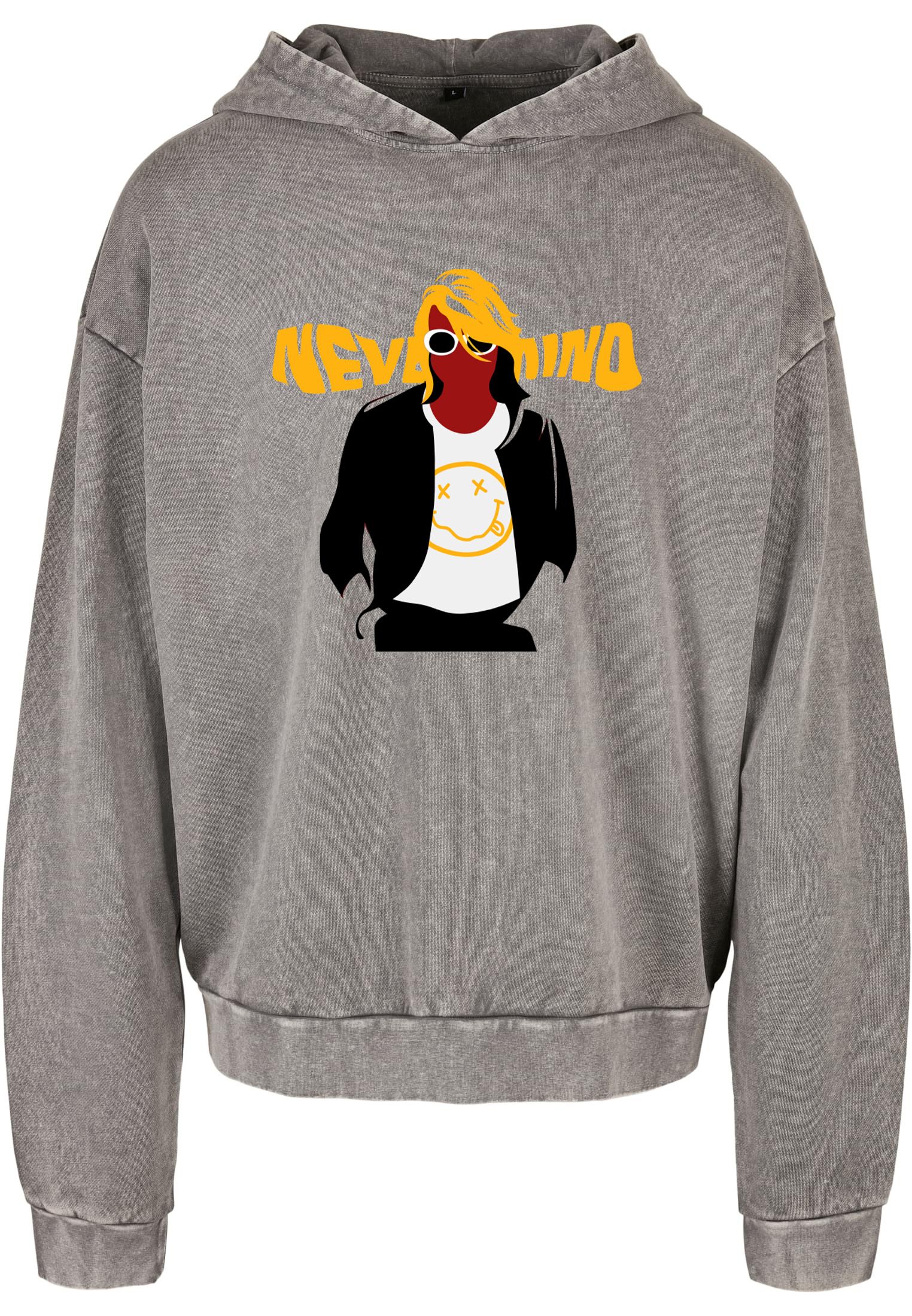 Oversized Premium Hoodie Nirvana Cobain Nevermind 01 Rock Avenue Asphalt