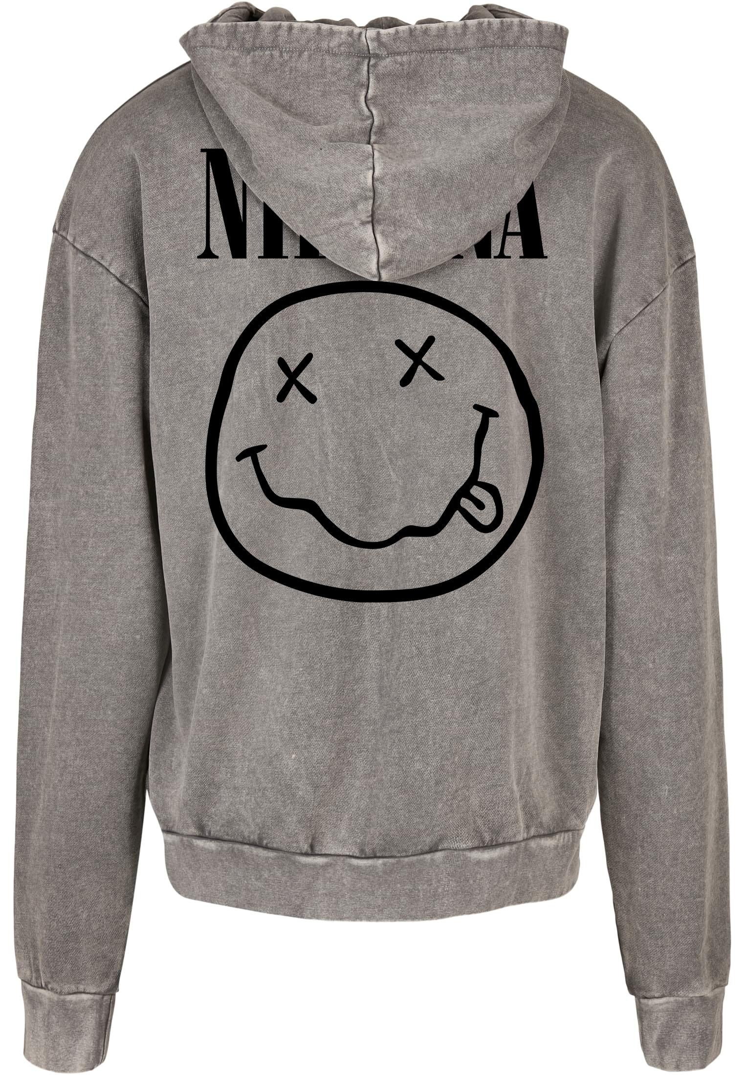 Oversized Premium Hoodie Nirvana Logo Album Art Rock Avenue Asphalt