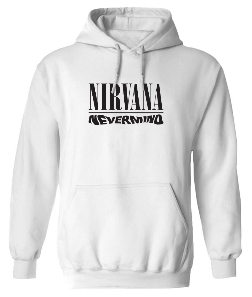 Hoodie Nirvana Nevermind Rock Avenue White