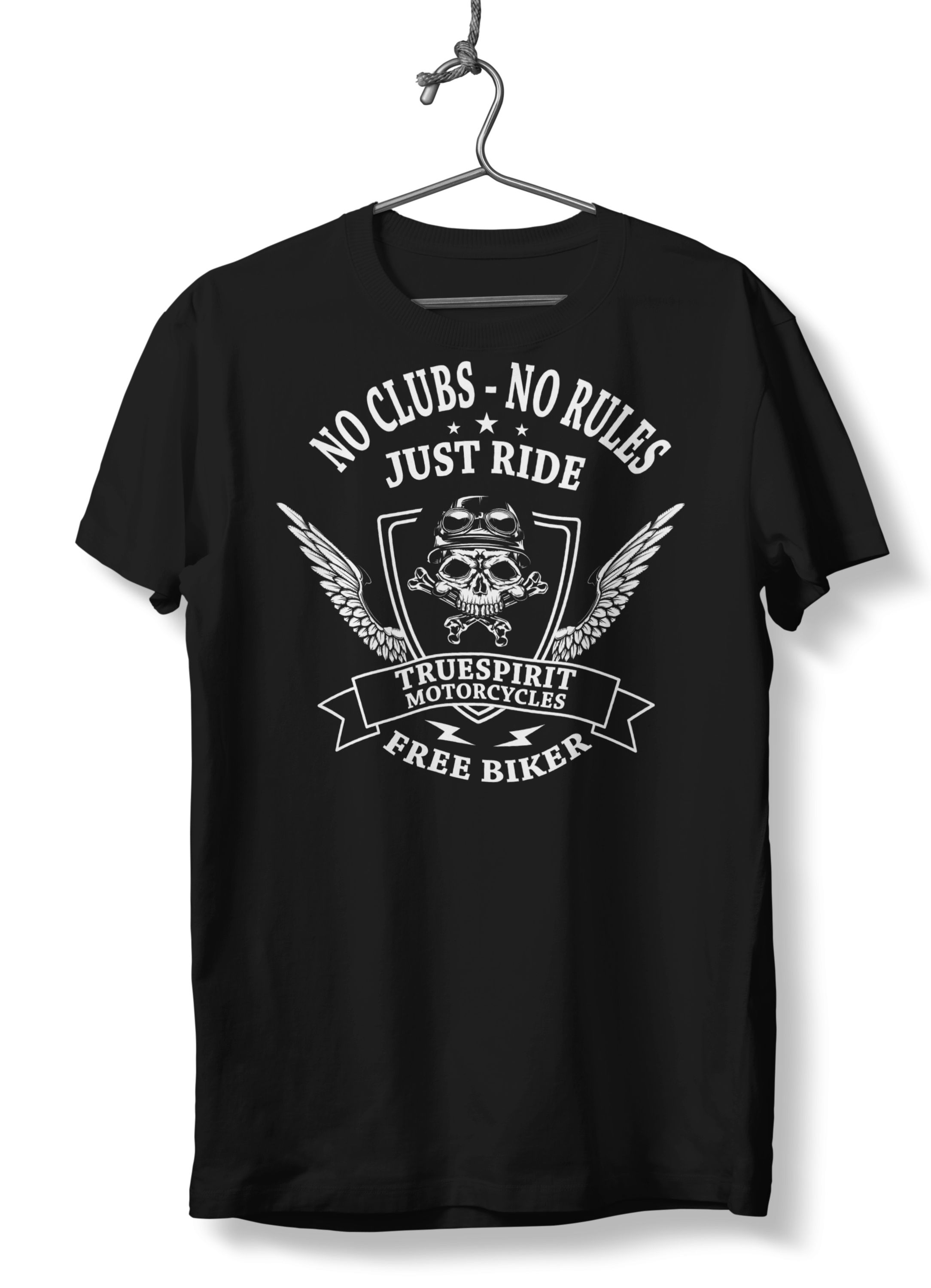 T-Shirt No clubs no rules Pop Culture Black
