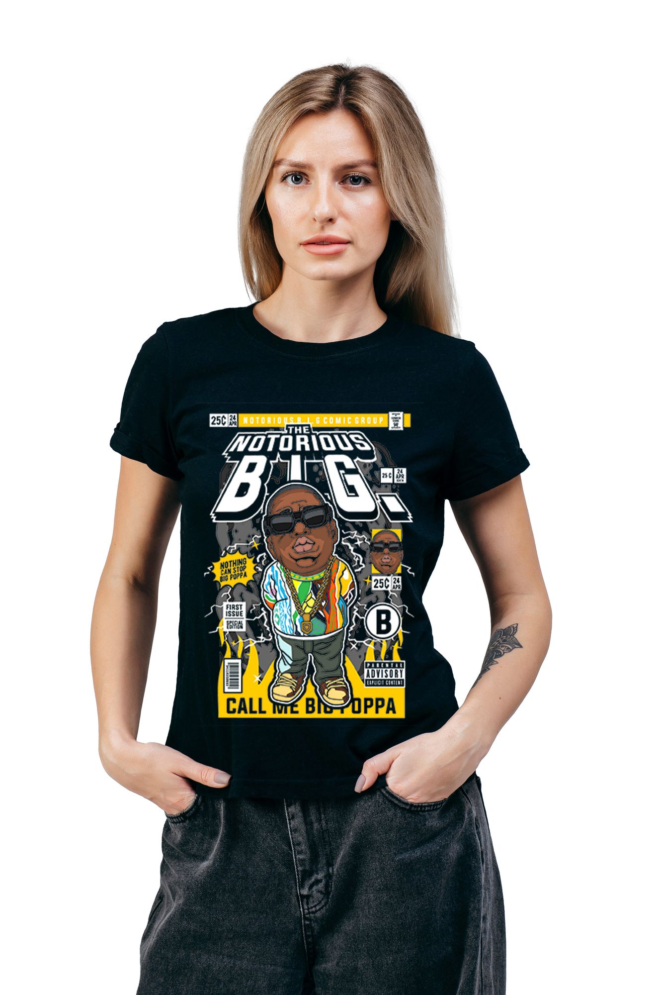 T-Shirt Notorious B I G Pop Culture Black ανδρικά Basic T-Shirts Simple Wear Μπλουζάκια κοντομάνικα