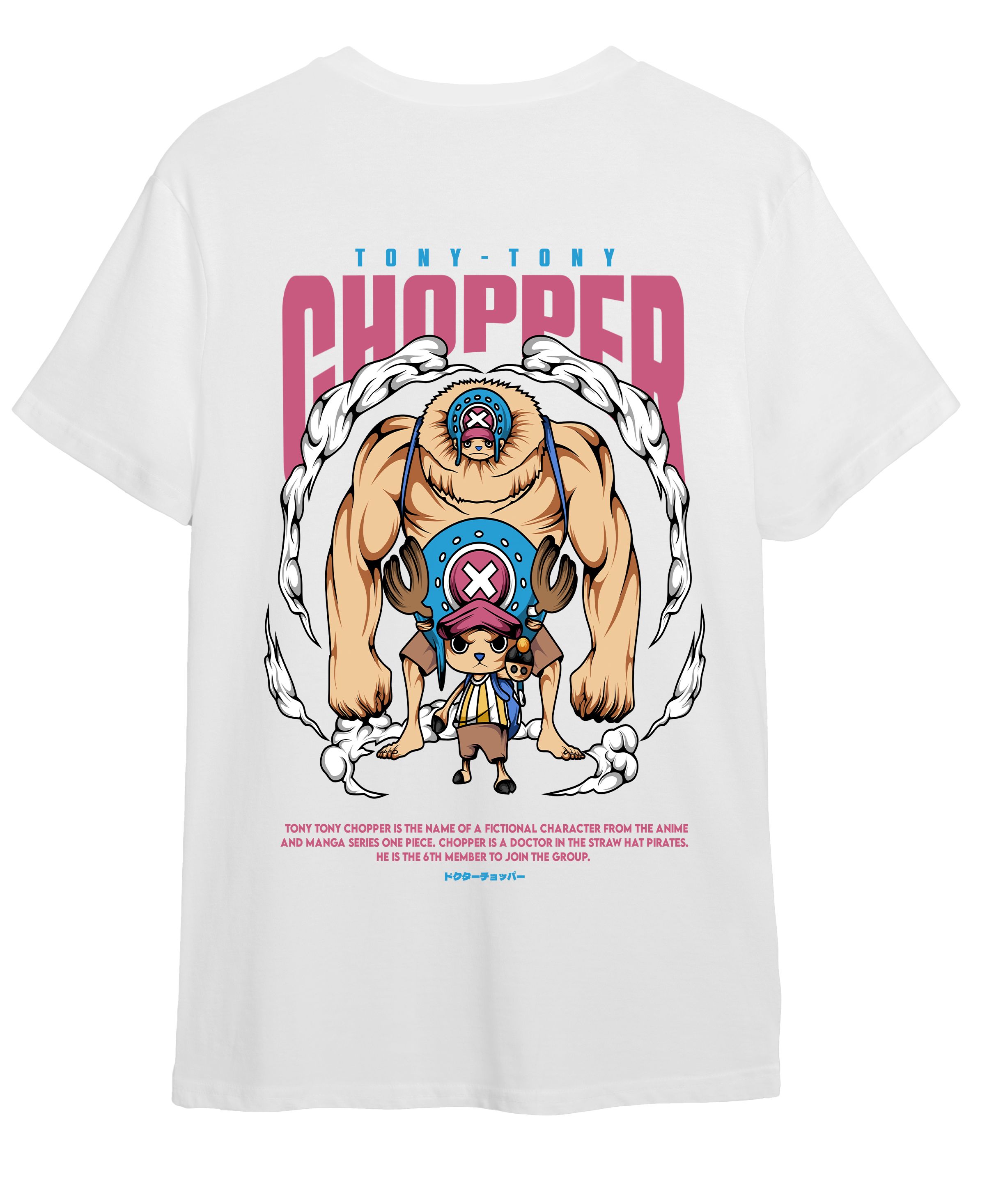 T-Shirt One Piece Chopper Pop Culture White