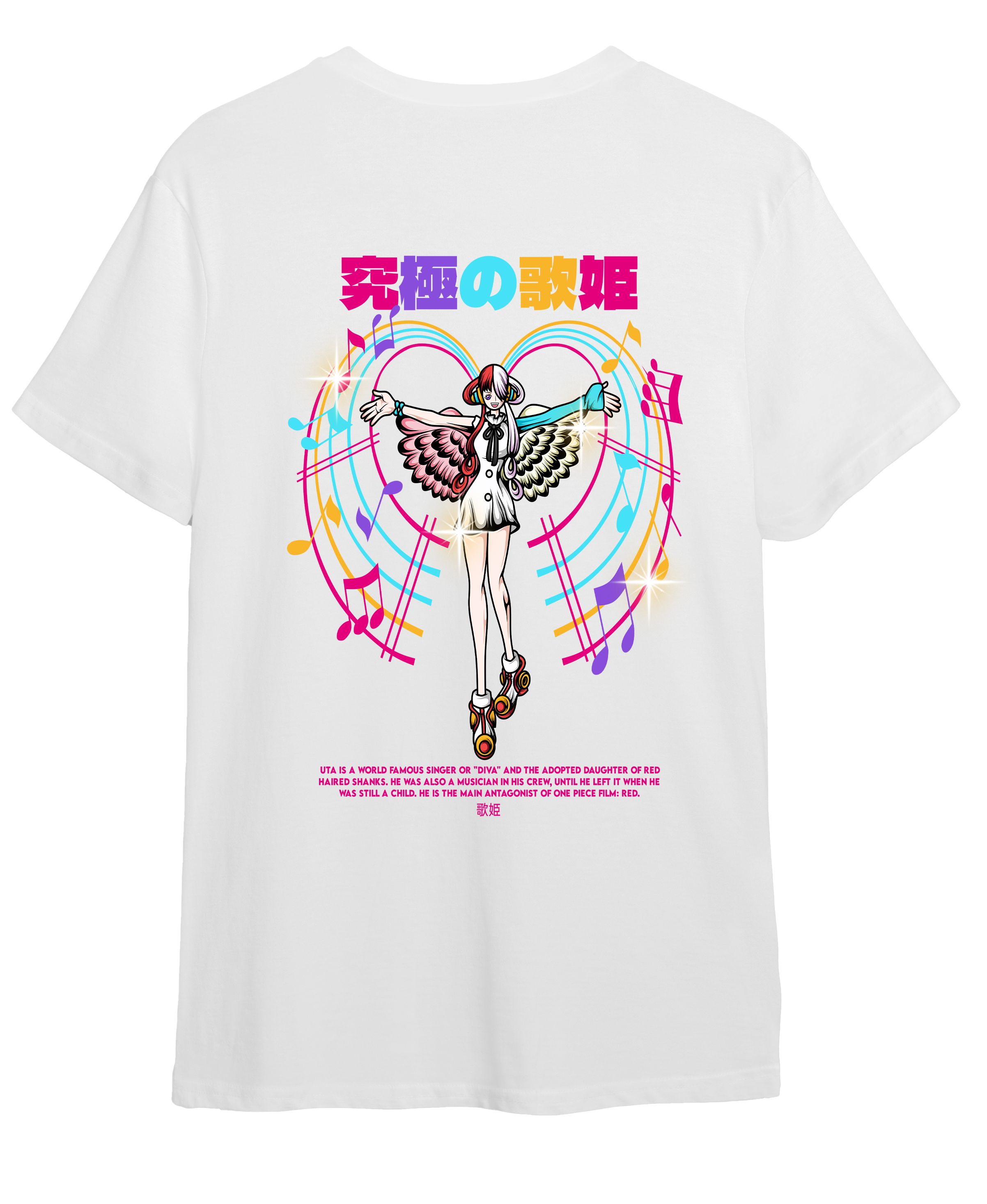 T-Shirt One Piece Uta Pop Culture White