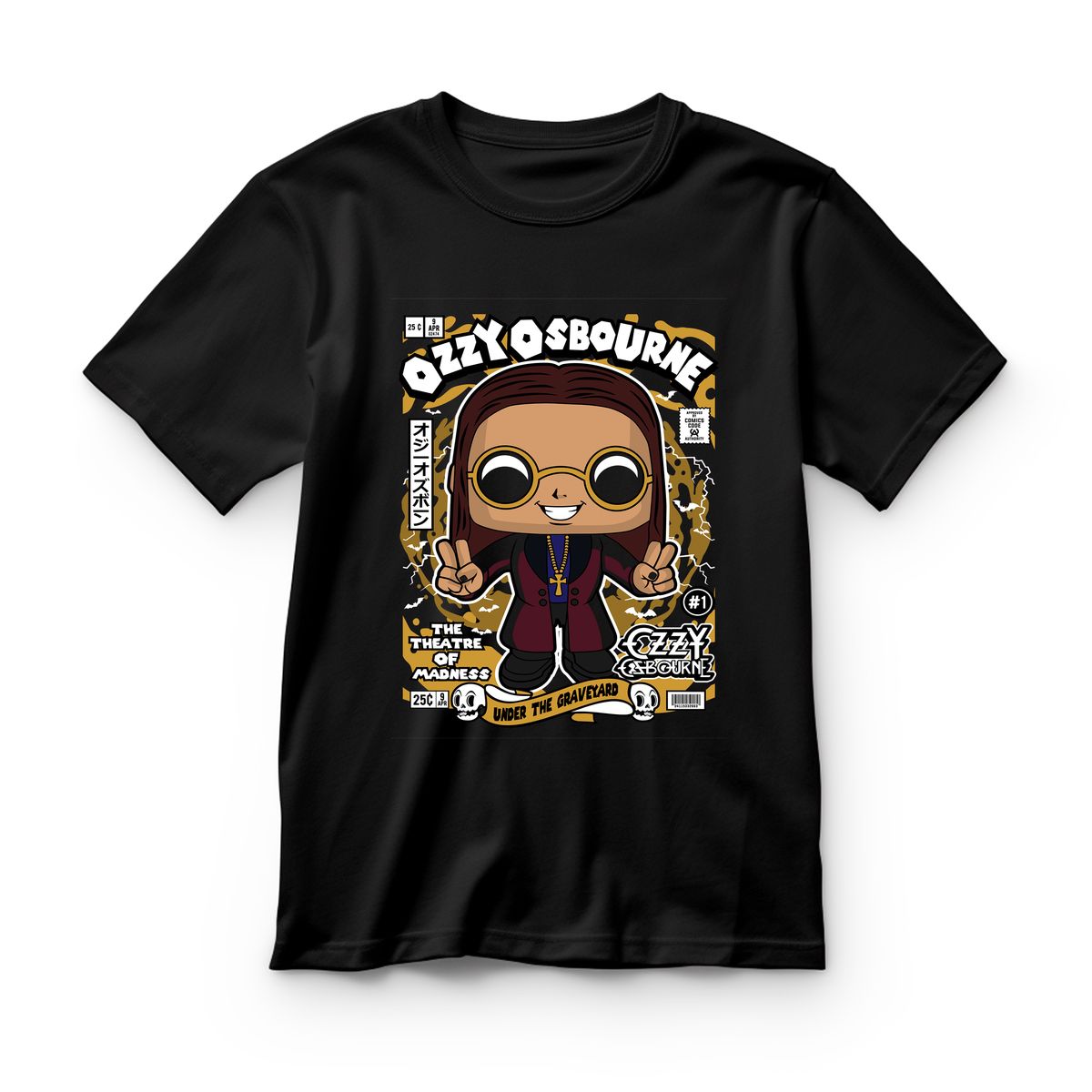 Παιδικό T-shirt Ozzy Osbourne Pop Culture Black