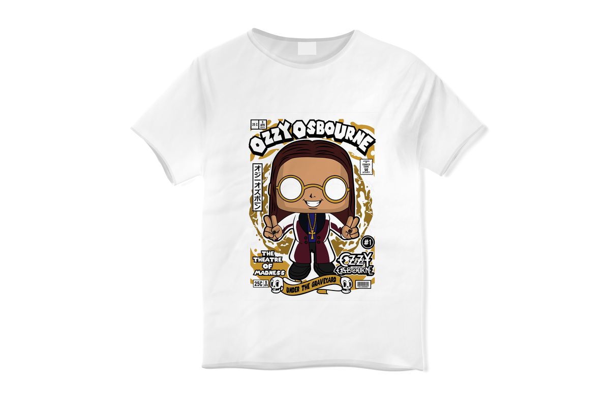 Παιδικό T-shirt Ozzy Osbourne Pop Culture White
