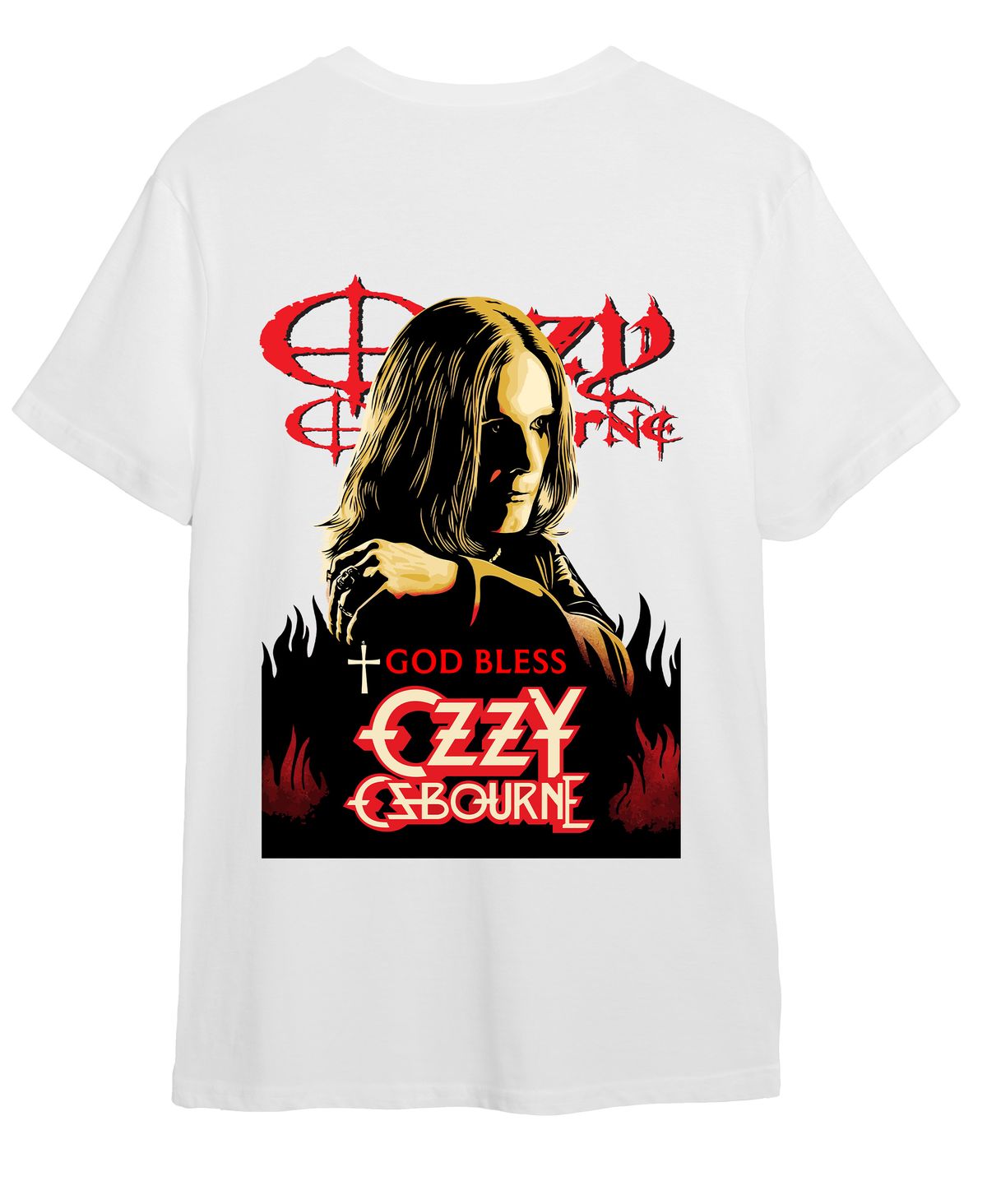 T-Shirt Ozzy Osbourne 1 Rock Avenue White