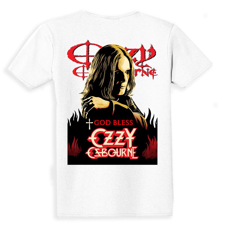 Παιδικό T-shirt Ozzy Osbourne 1 Rock Avenue White