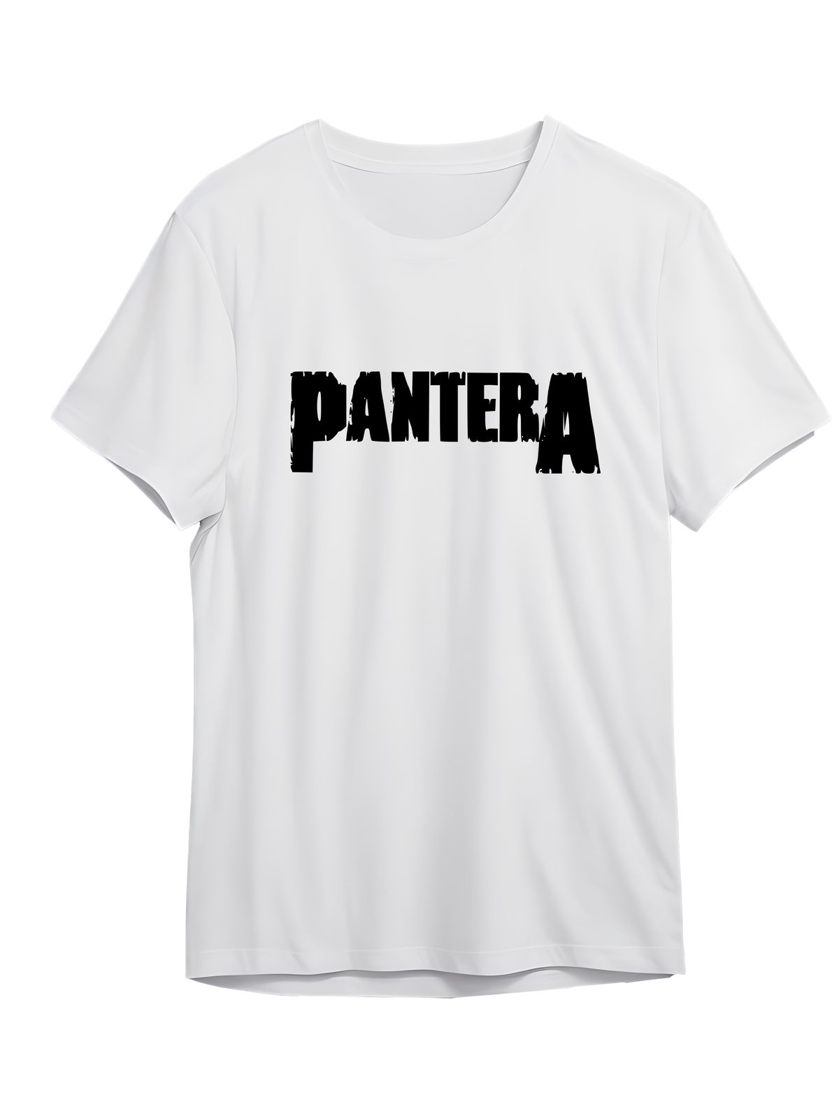 T-Shirt Pantera Band Logo Art Rock Avenue White