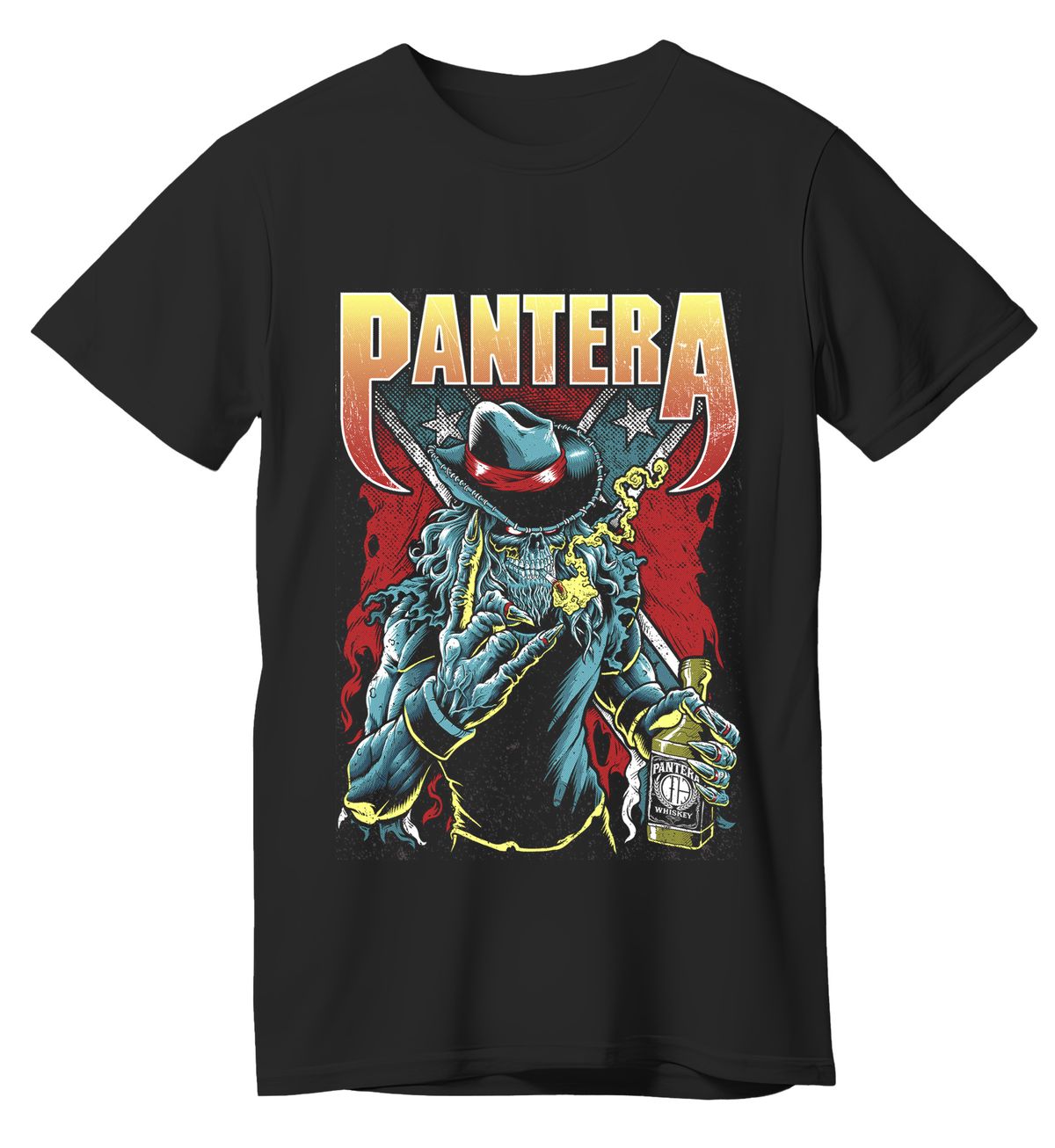 T-Shirt Pathera Rock Avenue Black