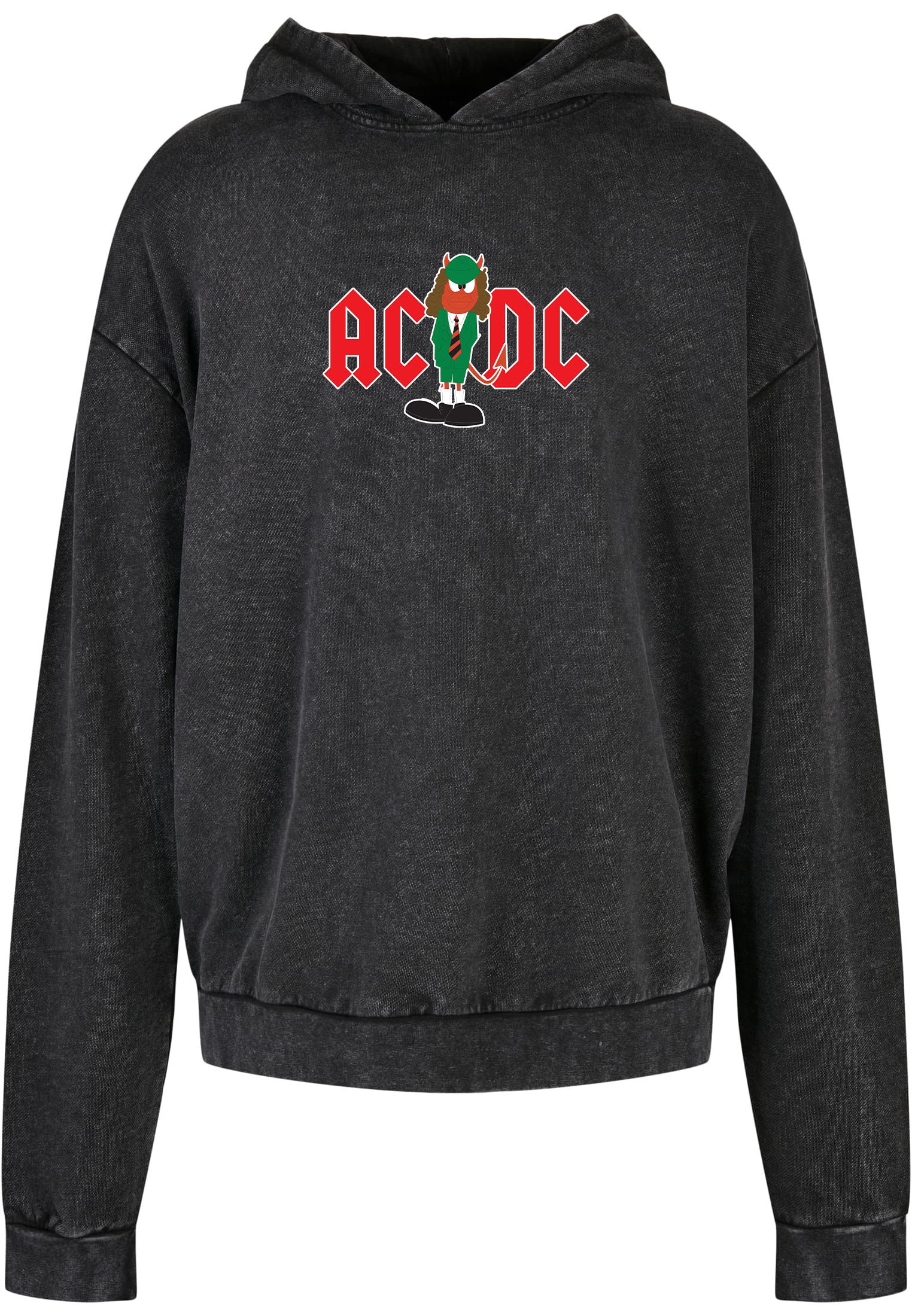 Oversized Premium Hoodie ACDC Art1 Rock Avenue Black